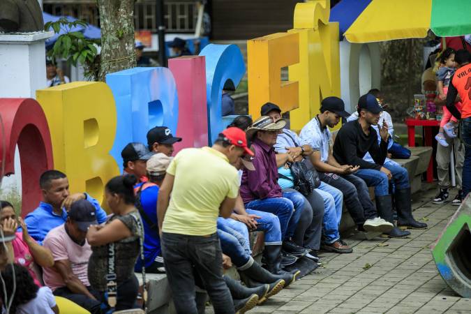 Desplazamiento de familias que permanecen en zona urbana. / FOTO: CAMILO SUÁREZ