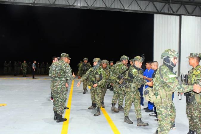 Liberación soldados en Guaviare. /FOTO: EJÉRCITO NACIONAL
