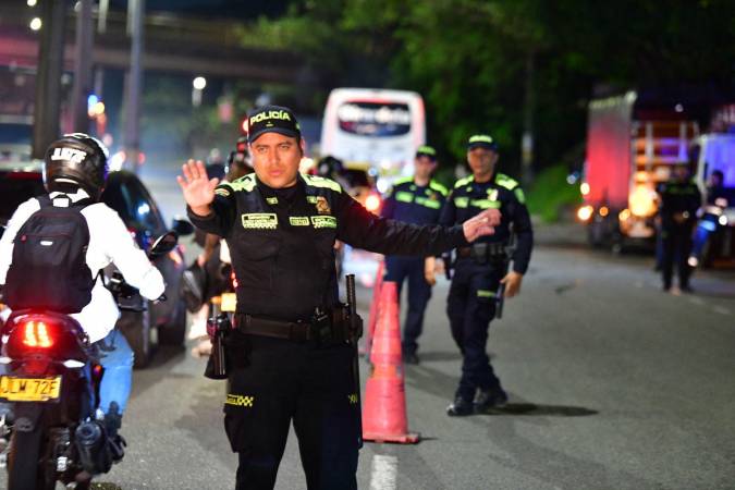 Más de 500 motos fueron inmovilizadas en la noche de Halloween en Medellín