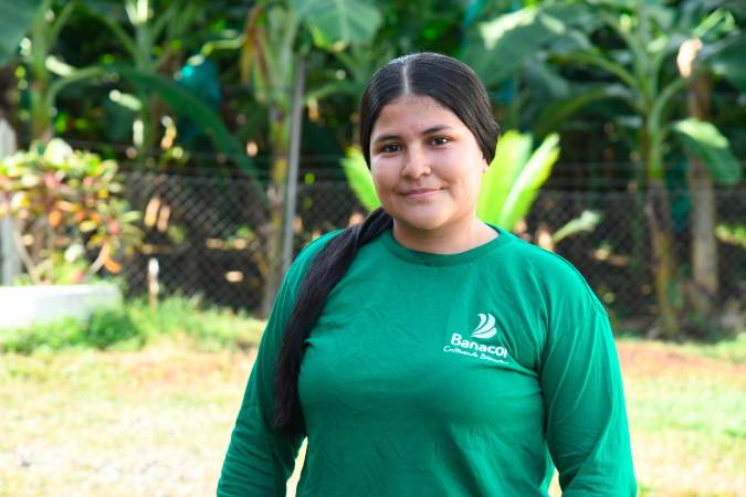 Estefanía Úsuga conocía las ventajas de trabajar en el sector, por esto no dudó en presentarse a Banacol. 