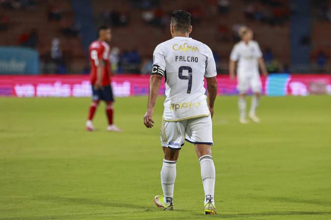 Falcao García se perdió la final del Fútbol Profesional Colombiano contra Independiente Medellín. /FOTO: MANUEL SALDARRIAGA