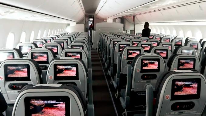 Imagen para ilustrar la nota - Avión Boeing 787. /JULIO CÉSAR HERRERA.