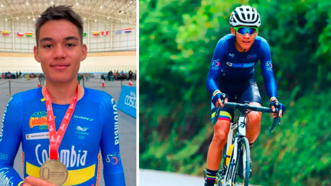 Jorge Marín es un destacado ciclista juvenil colombiano. /FOTO: INSTAGRAM @jorgemarin_05
