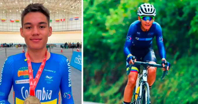 Jorge Marín es un destacado ciclista juvenil colombiano. /FOTO: INSTAGRAM @jorgemarin_05