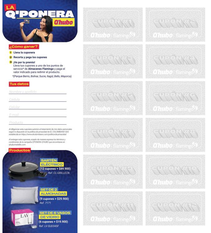 Aproveche: llegó la Q’ponera Q’hubo para estrenar ahorrando