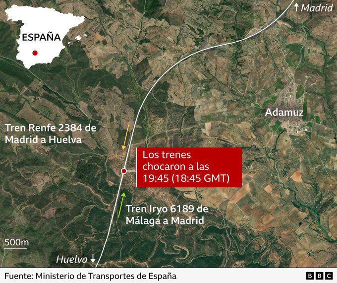 “Veíamos cómo morían”: choque de trenes en España dejó 39 muertos