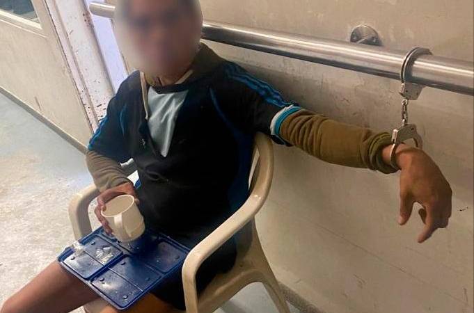 En un principio el señalado agresor fue llevado al Centro de Traslado por Protección, luego fue judicializado.