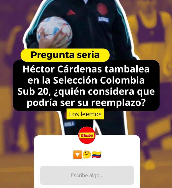 $!¡En la cuerda floja! Héctor Cárdenas y sus posibles reemplazos tras fracaso en el Preolímpico