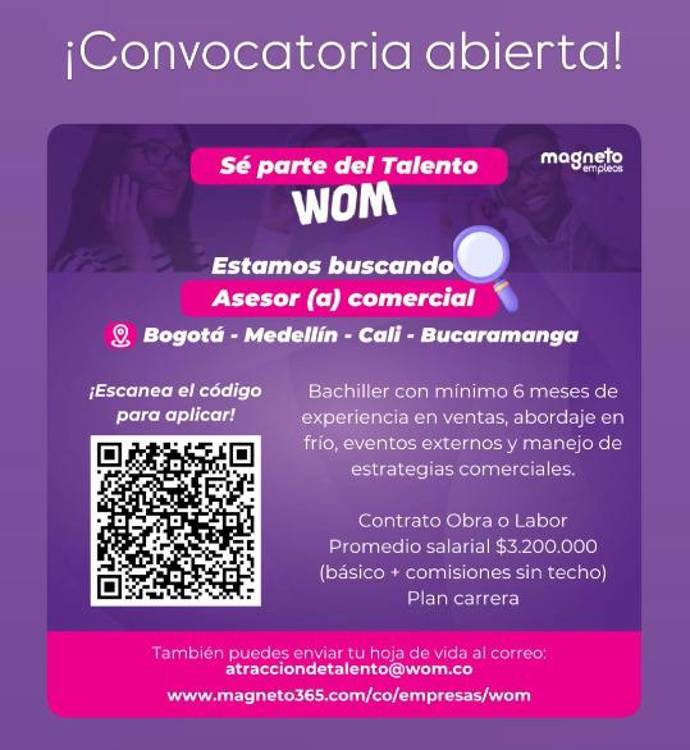 Magneto en Medellín y en Cali: la oportunidad de conseguir empleo