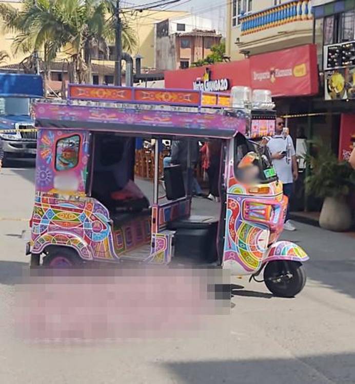 Momentos después del fallecimiento de la mujer. FOTO: TOMADA DE MIORIENTE
