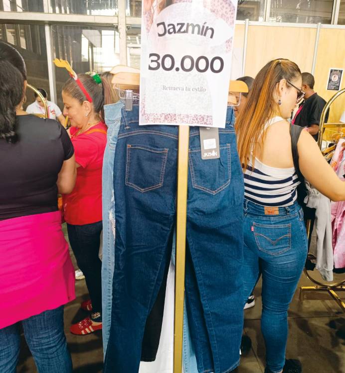 Hay otras marcas como Jazmín, en las que hay jeans desde $ 30.000.