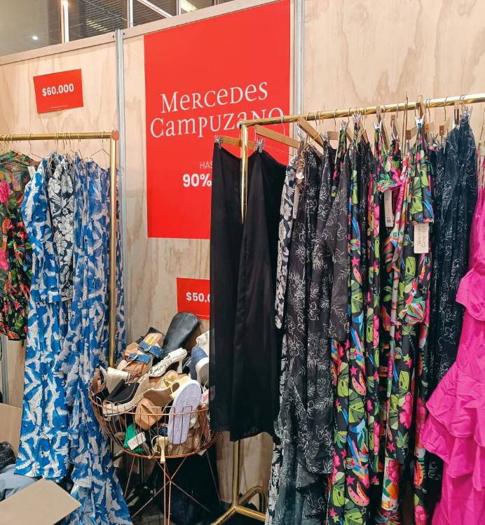 En Mercedes Campuzano hay vestidos para mujer entre $ 50.000 y $ 60.000.
