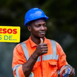 James es oficial de obra en la fase del Gran Parque Medellín, también conocido como el mar de Medellín, ubicado en el Aeroparque Juan Pablo II. FOTOS: JULIO CÉSAR HERRERA