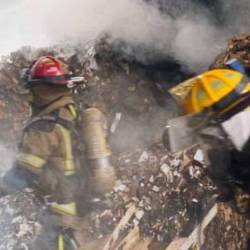 No se reportaron personas lesionadas; solo daños materiales. FOTO: BOMBEROS LA ESTRELLA