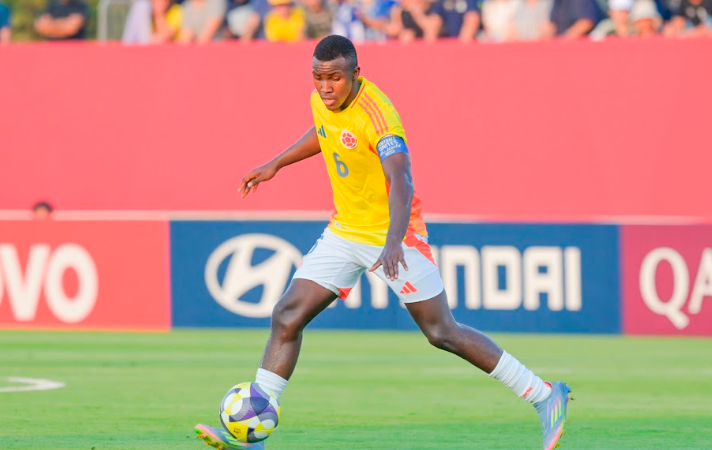 Cristian Orozco, capitán de la Selección Colombia Sub-17. /FOTO: FCF