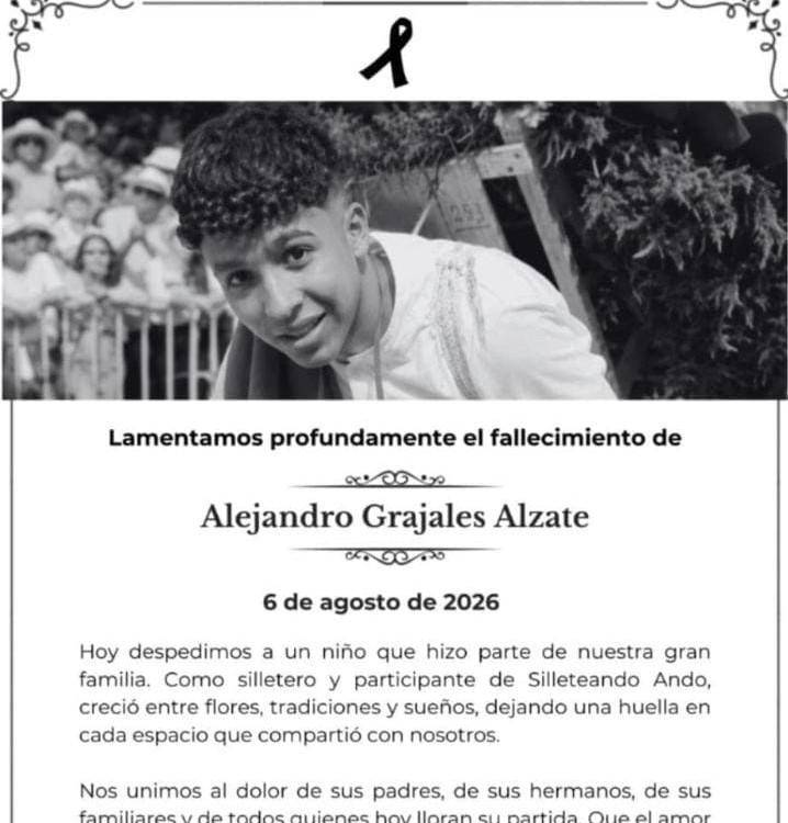 EN VIDEO: Santa Elena despidió al silleterito Alejandro Grajales Alzate