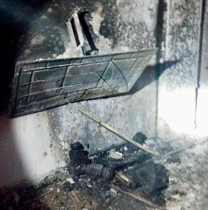 Incendio en el barrio La Mansión de Medellín. /FOTO: DAGRD