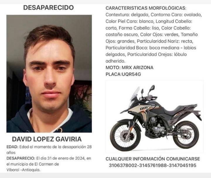 El ingeniero agroindustrial se movilizaba en una moto de alto cilindraje. /FOTO: CORTESÍA