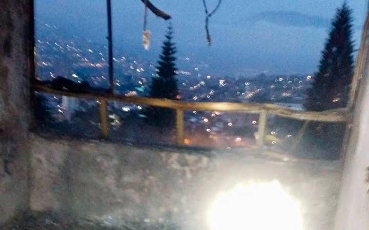 Incendio en el barrio La Mansión de Medellín. /FOTO: DAGRD