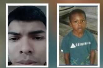 Estos son los dos hombres a los que un juez penal de conocimiento condenó por los delitos de homicidio agravado, desaparición forzada agravada y tortura de Marlon Cuesta (centro) FOTO: TOMA DE VIDEO