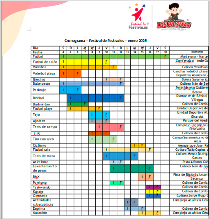 ¡Arrancó el Festival de Festivales! Conozca la programación y forma de ingreso a la Marte 1