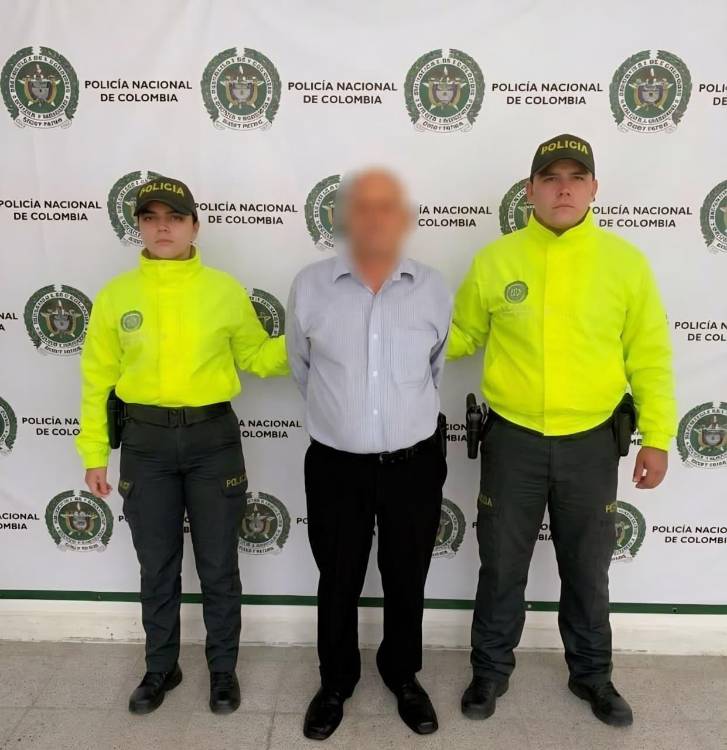 Adulto mayor capturado por exhibicionismo. FOTO: POLICÍA METROPOLITANA