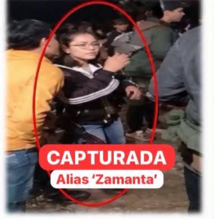 Alexándra García Legarda, alias Samanta o La Flaca. FOTO: MINISTERIO DE DEFENSA
