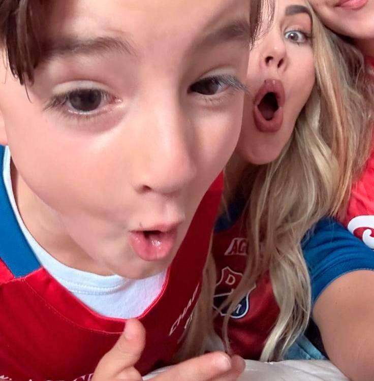 Melina Ramírez y otros famosos hinchas del DIM que quedaron entusados