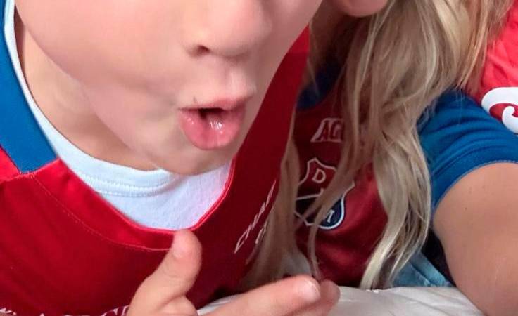 Melina Ramírez y otros famosos hinchas del DIM que quedaron entusados