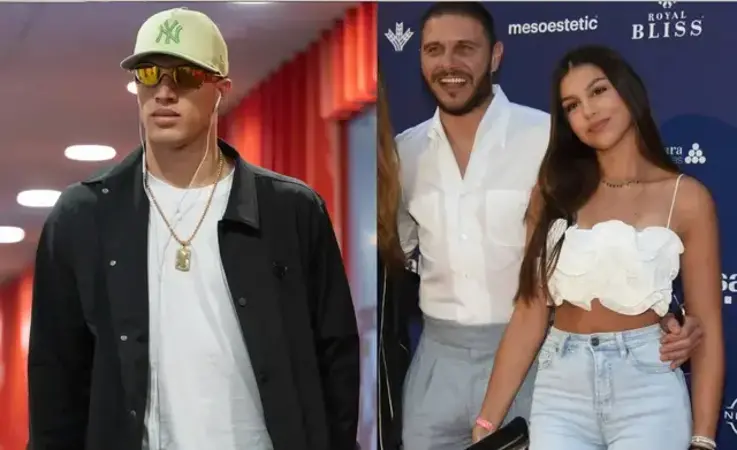 Nelson Deossa y Joaquín y Daniela Sánchez,, con quien vinculan en una relación amorosa. FOTO: REDES SOCIALES