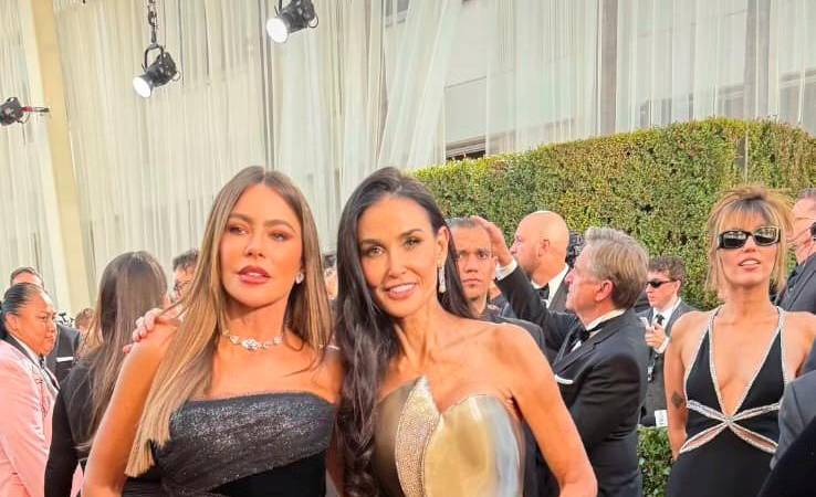 Sofía Vergara (izquierda) y Demi Moore (derecha). / FOTO: @SOFIAVERGARA