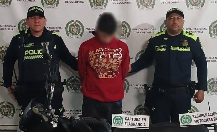 Al 2 de mayo pasado, las autoridades han capturado a 61 personas por hurto de motocicletas y 13 más por hurto de carros. /FOTO: CORTESÍA