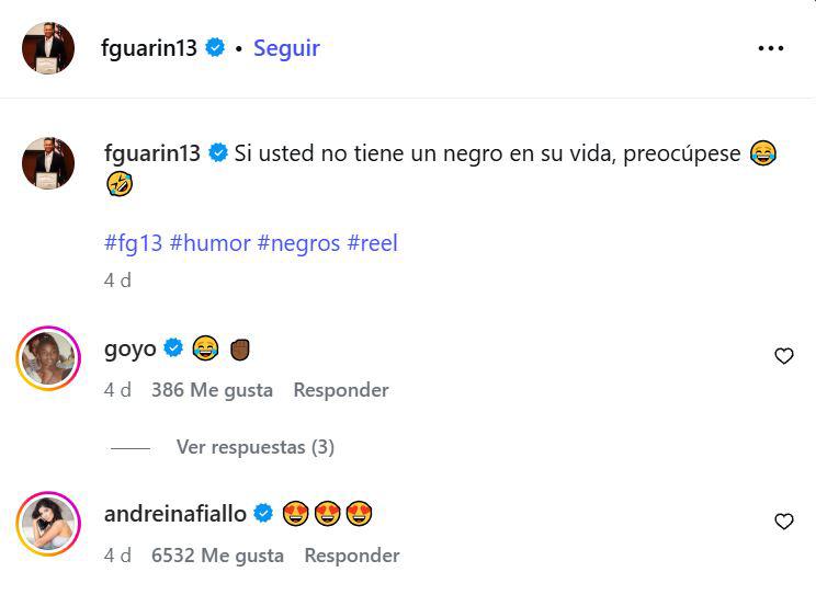 FOTOCAPTURA: INSTAGRAM @fguarin13