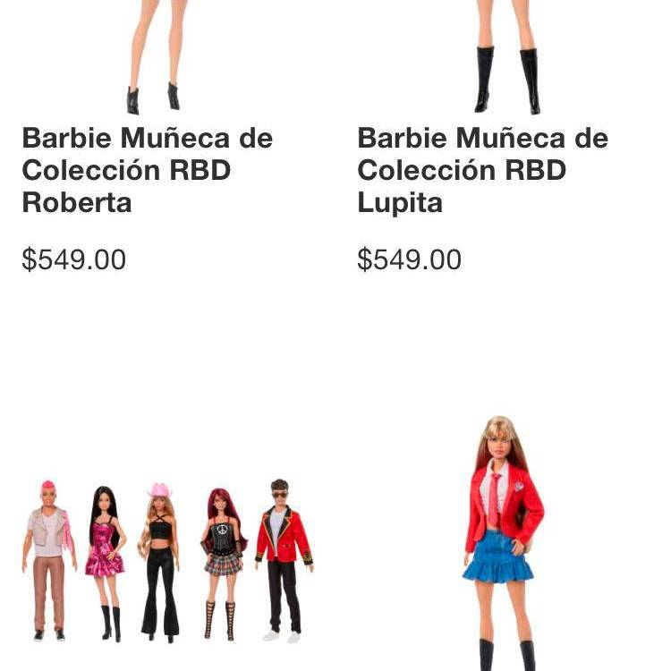 Mattel le sacó colección a RBD, ¿cuánto cuestan los muñecos?