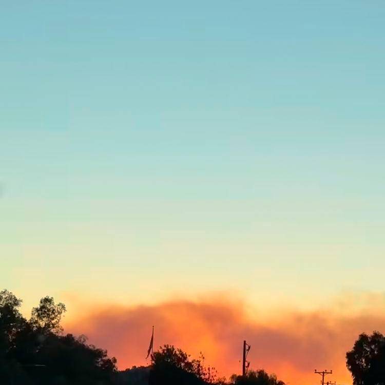 Así se veía el panorama en la casa de la actriz Lianna Grethel. Tuvo que desalojar. /FOTO: @liannagrethel