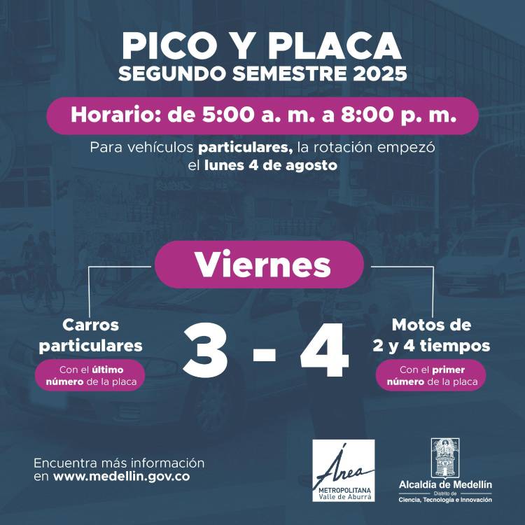 IMAGEN: SECRETARÍA DE MOVILIDAD DE MEDELLÍN