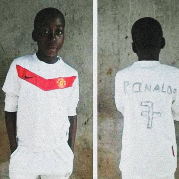 Yan Diomande en su infancia. FOTO: THE PLAYERS TRIBUNE