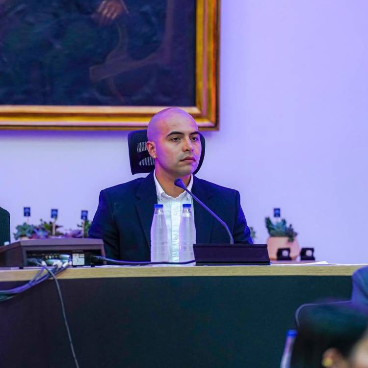 John Anderson Arango Arboleda, presidente Concejo de Bello. FOTO: IG @andersonarang