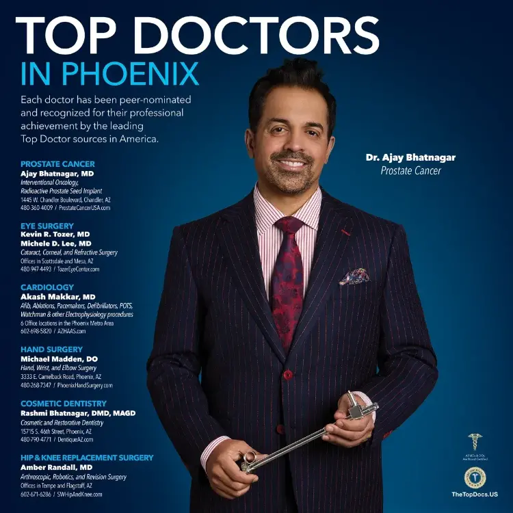 Bhatnagar obtuvo su título de médico y su maestría en administración de empresas (MBA) en la Universidad de Pittsburgh. FOTO: PROSTATE CANCER INSTITUTE OF ARIZONA
