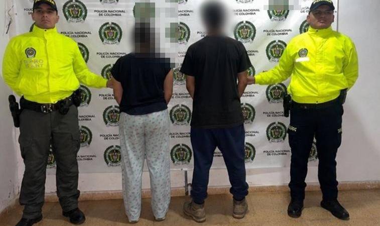 Capturas en el Yolombó por la Policía. FOTO: POLICÍA ANTIOQUIA
