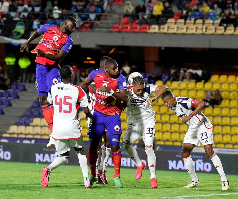 El Rojo estuvo muy dormido durante todo el partido, se dejó manejar por el Deportivo Pasto. /FOTO: COLPRENSA