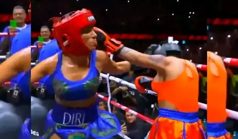 La pelea solo duro unos segundos. / FOTO: CAPTURA DE VIDEO