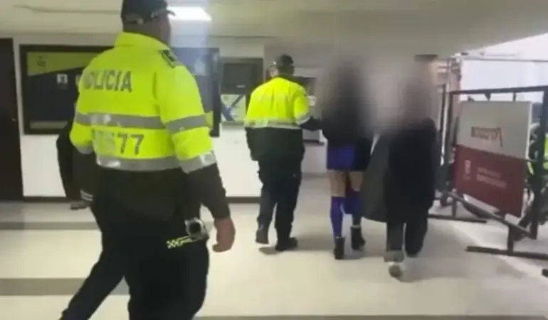 Traslado de los capturados. /FOTO: CAPTURA DE VIDEO