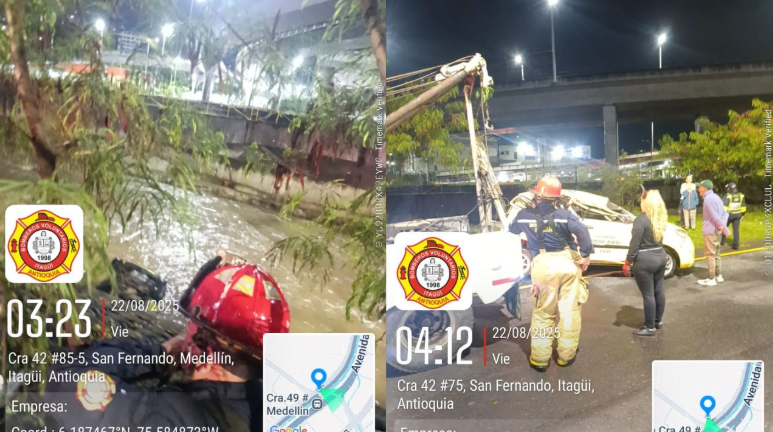 /FOTOS: BOMBEROS ITAGÜÍ