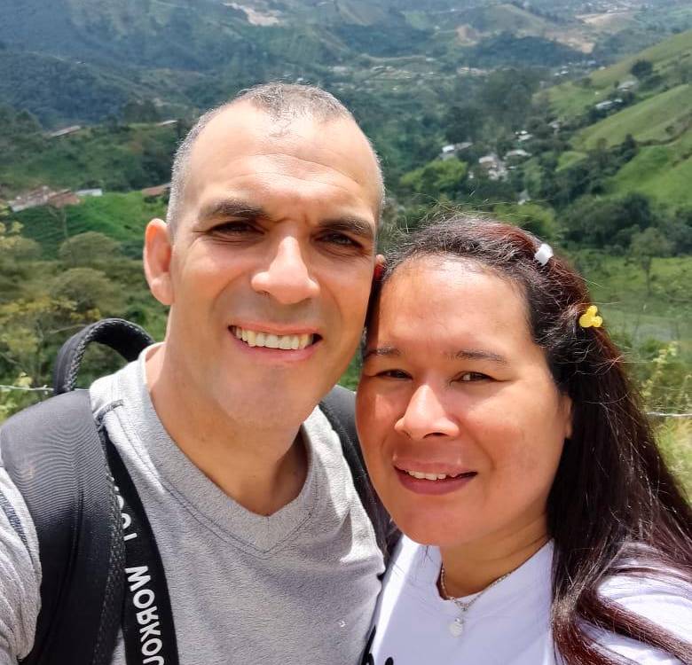 Jesús y Germari llegaron a Colombia buscando un nuevo camino de vida. / FOTO: CORTESÍA
