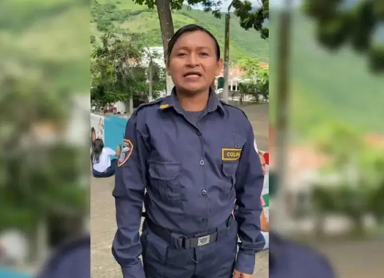 Fernanda Domicó era la comandante de los bomberos en Dabeiba. <b><span class=mln_small-caps_mln>/FOTO: CORTESÍA</span></b>