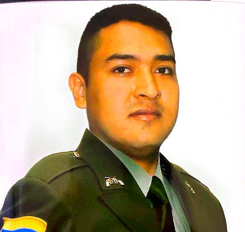 Él era el patrullero John Stivenson Reyes Ramírez. /FOTO: POLICÍA NACIONAL
