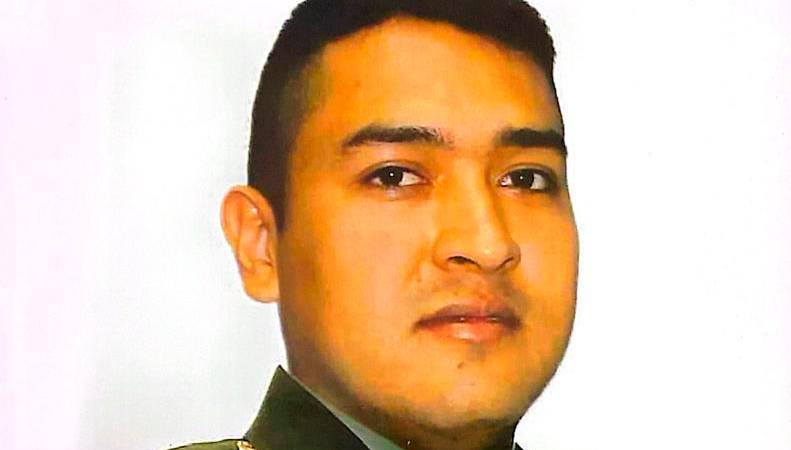 Él era el patrullero John Stivenson Reyes Ramírez. /FOTO: POLICÍA NACIONAL