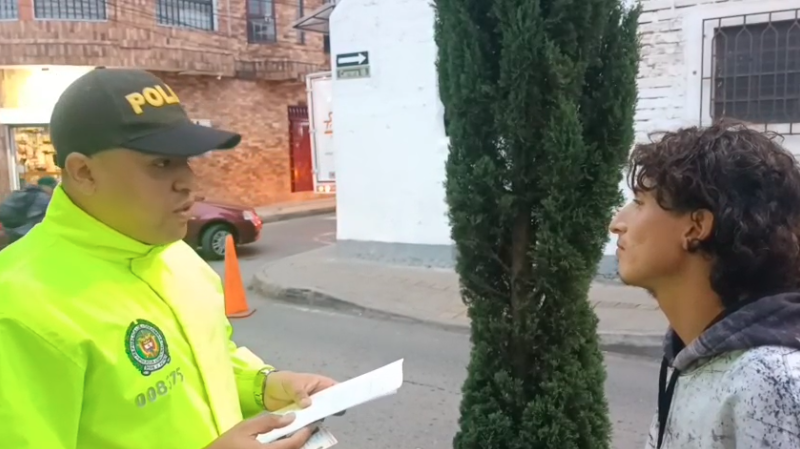 Este fue el momento de la captura del presunto asesino de su padre en La Ceja. FOTO: DEPARTAMENTO DE POLICÍA ANTIOQUIA