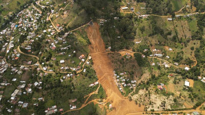 La zona de la tragedia comenzó a ser intervenida por ilegales para vender terrenos. /FOTO: ALCALDÍA DE BELLO